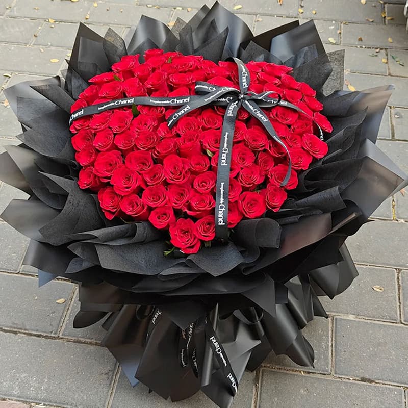 True Love in This Life - 99 Red Roses - Send birthday flowers to China
