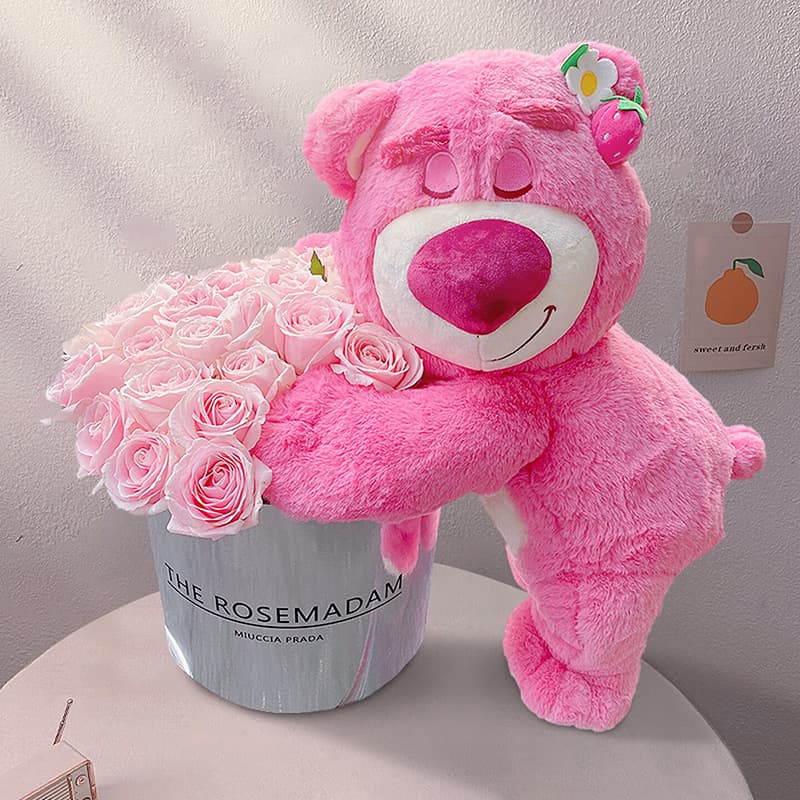 Sweet Limited Edition, 21 Pink Roses - Send friendship flowers to China