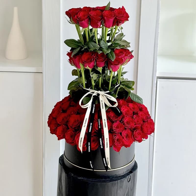 Dearest, 99 red roses - Send birthday flowers to China