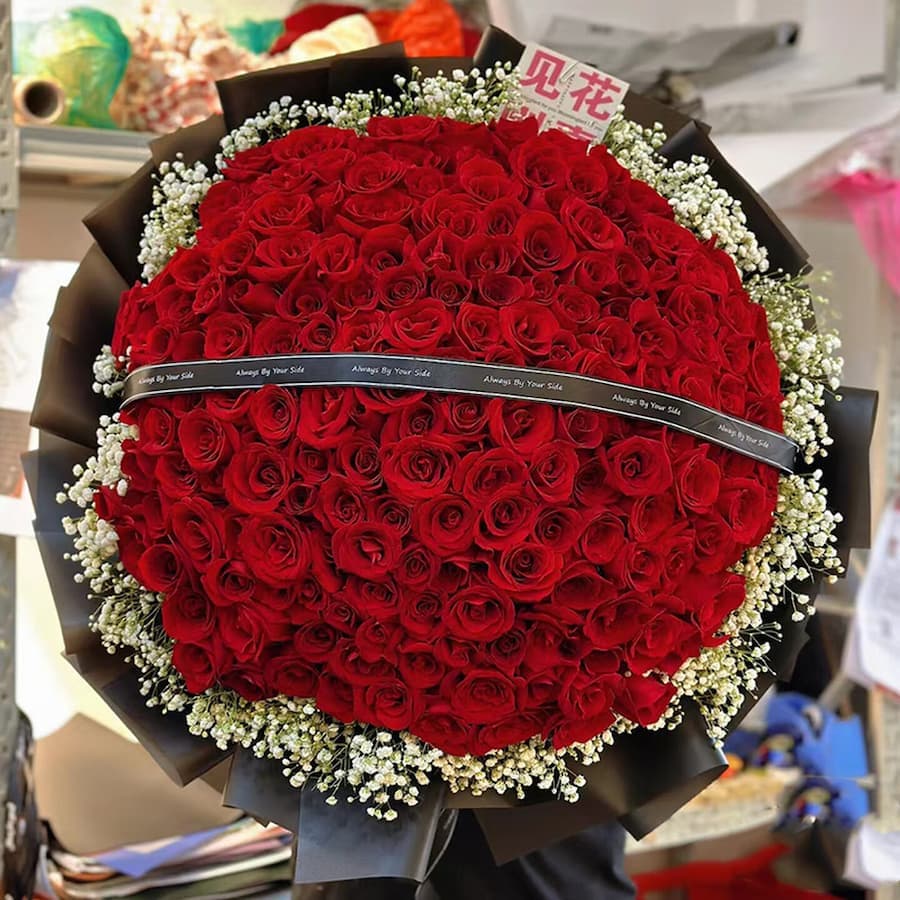 Love should last forever, 199 red roses - Send love flowers to China
